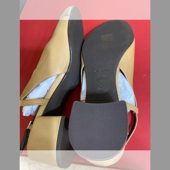 Tory Burch NIB Bicolor Cap-Toe Slingback Pumps ($350) w/tax (Size 9B) - Picture 8 of 8